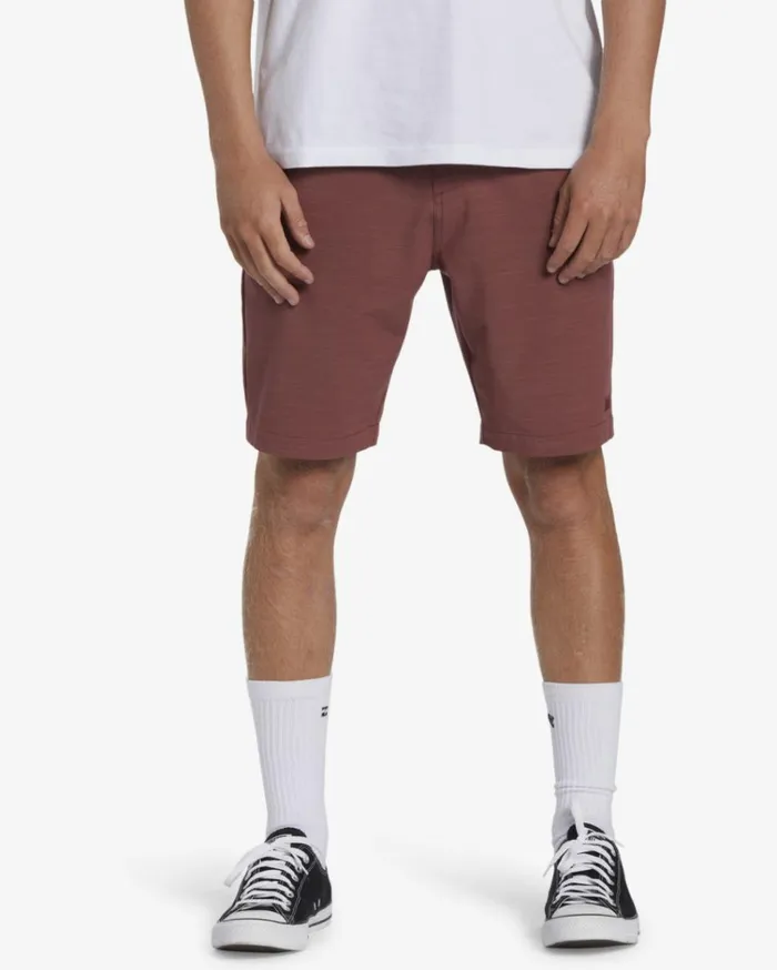 Crossfire Slub Submersible 19034 Shorts Dusty Red Men Billabong Shorts