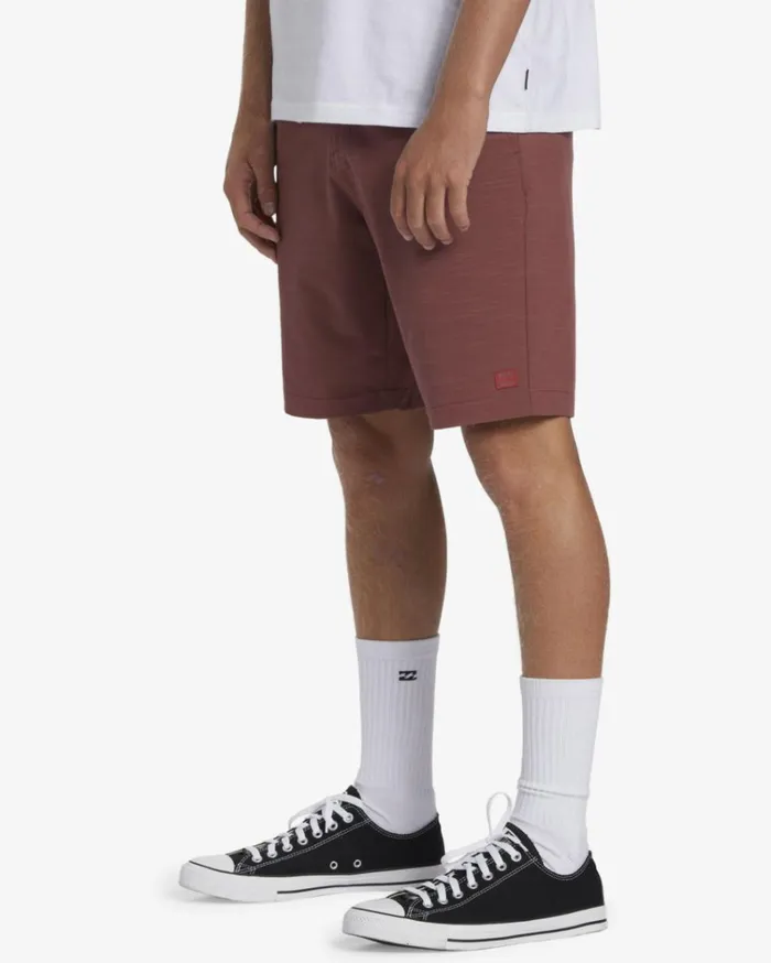 Crossfire Slub Submersible 19034 Shorts Dusty Red Men Billabong Shorts