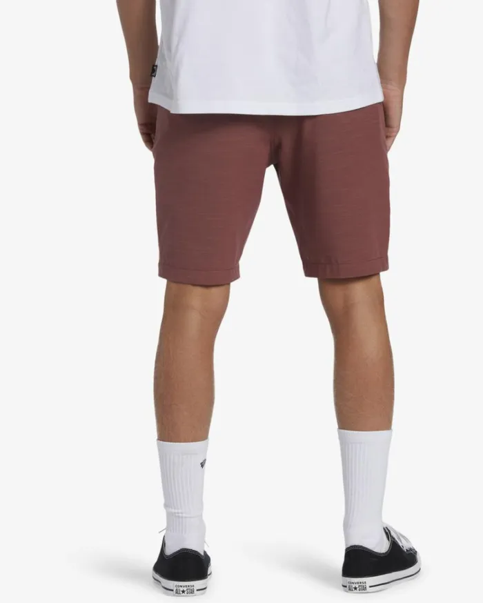 Crossfire Slub Submersible 19034 Shorts Dusty Red Men Billabong Shorts