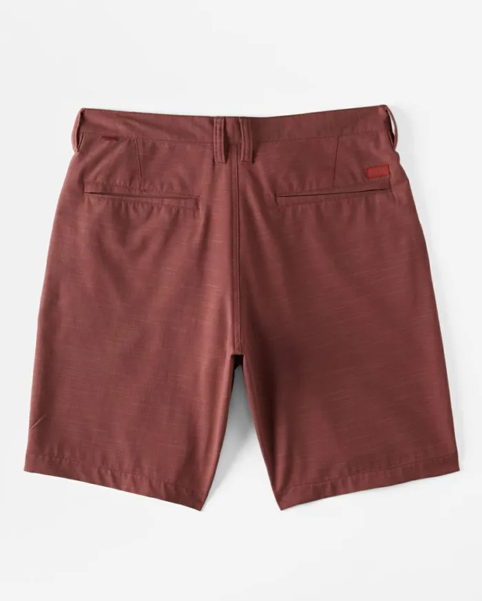 Crossfire Slub Submersible 19034 Shorts Dusty Red Men Billabong Shorts