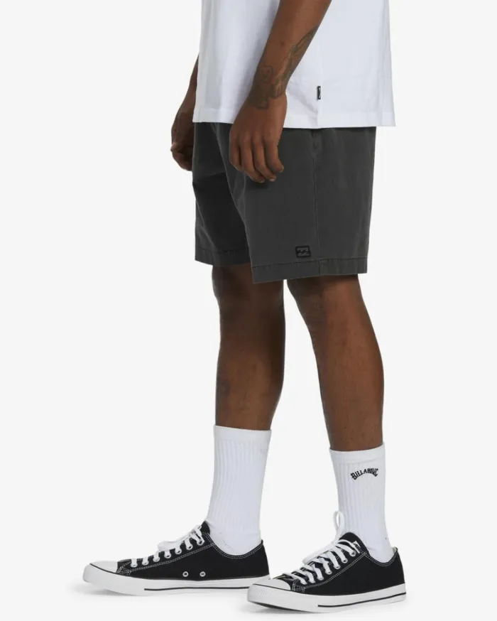 Crossfire Wave Washed 18034 Hybrid Submersible Shorts Washed Black Men Billabong Shorts