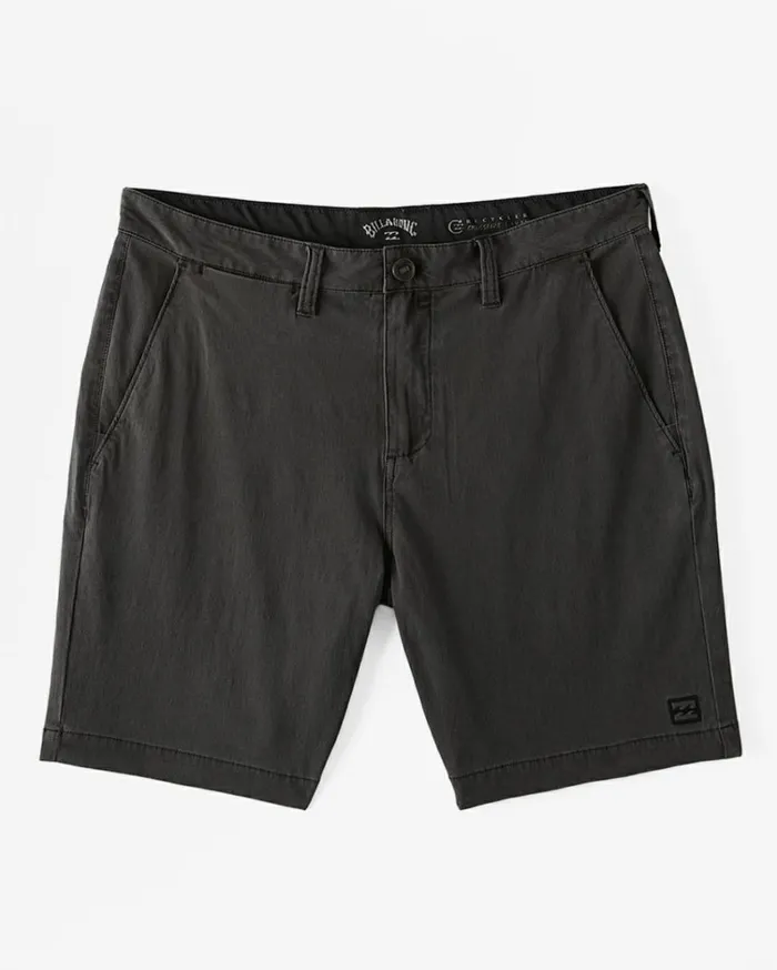 Crossfire Wave Washed 18034 Hybrid Submersible Shorts Washed Black Men Billabong Shorts