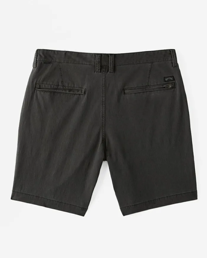 Crossfire Wave Washed 18034 Hybrid Submersible Shorts Washed Black Men Billabong Shorts