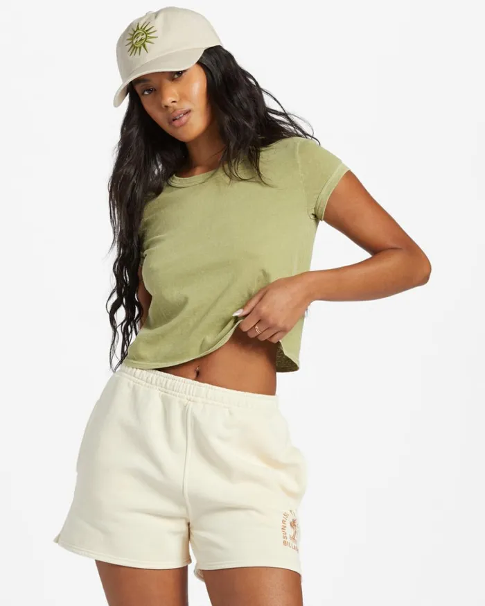 Daily Tee Knit Avocado Women Billabong Tops