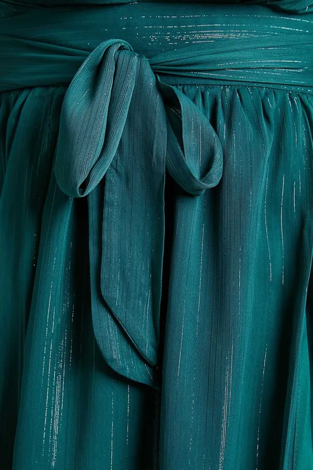 Dangerous Woman Maxi Dress 8211 Plunge Thigh Split Dress In Emerald Women Showpo Curve Clothes