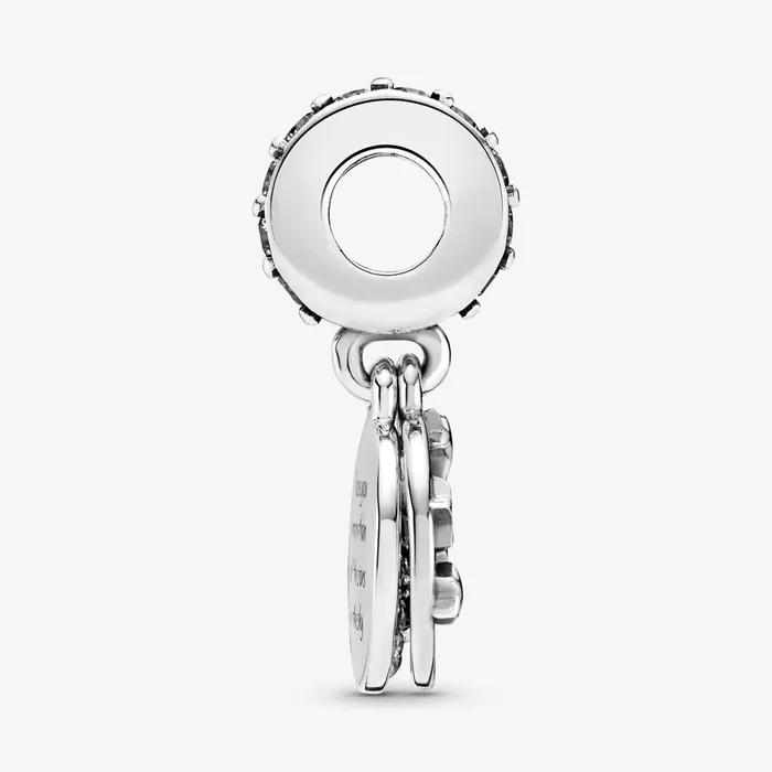 Dangle Charms Women Pandora Blue Night Sky Crescent Moon and Stars Dangle Charm