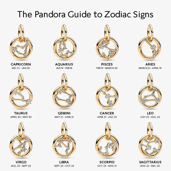 Dangle Charms Women Pandora Cancer Zodiac Dangle Charm