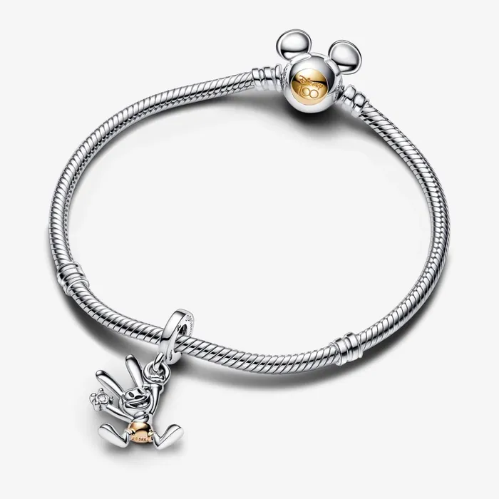 Dangle Charms Women Pandora Disney 100th Anniversary Oswald Labgrown Diamond Dangle Charm
