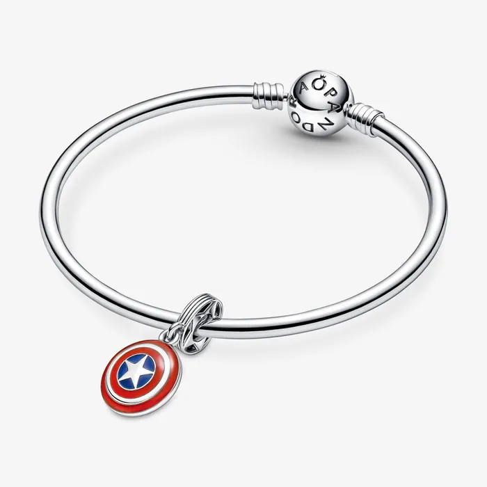 Dangle Charms Women Pandora Marvel The Avengers Captain America Shield Dangle Charm
