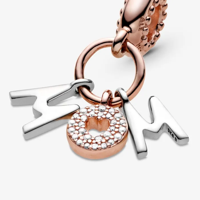 Dangle Charms Women Pandora Mum Letters Dangle Charm