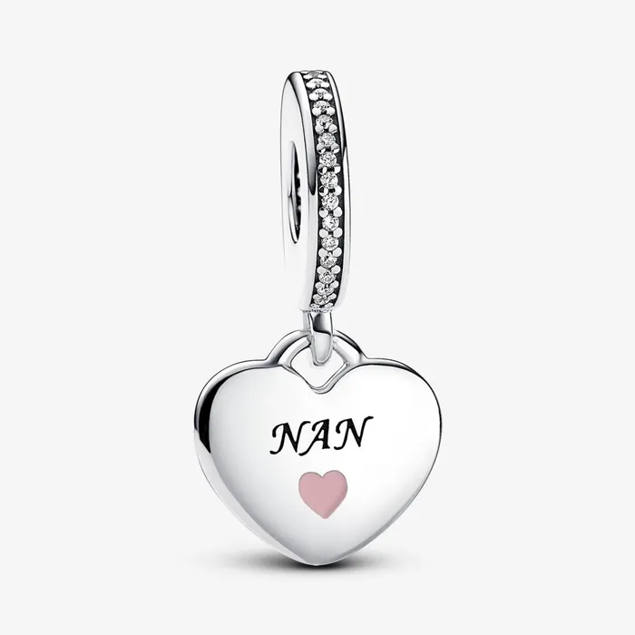 Dangle Charms Women Pandora Nan Heart Dangle Charm