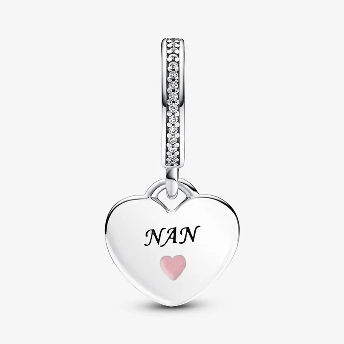 Dangle Charms Women Pandora Nan Heart Dangle Charm