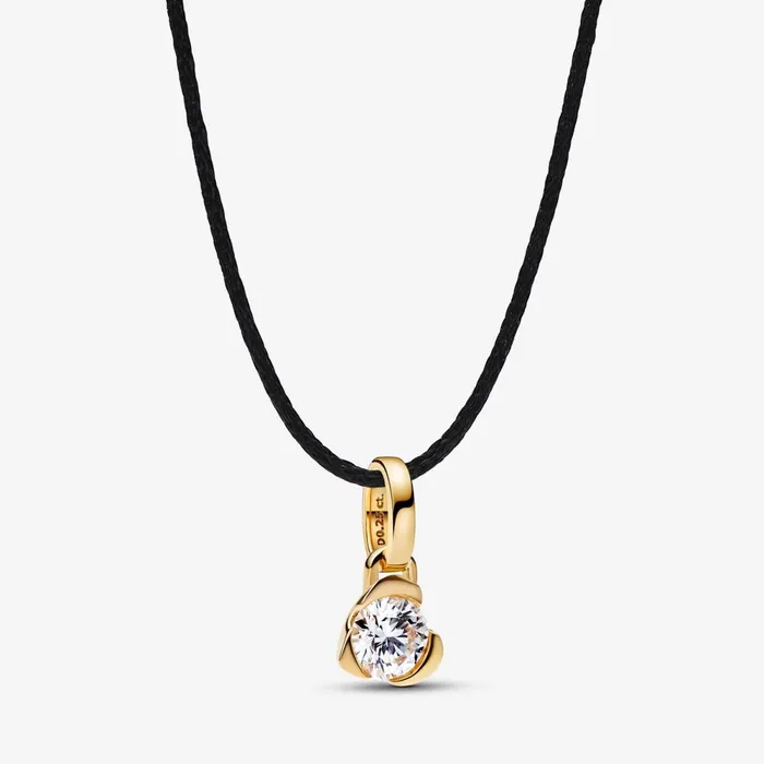 Dangle Charms Women Pandora Online Talisman 14k Gold Labgrown Diamond Heart Pendant