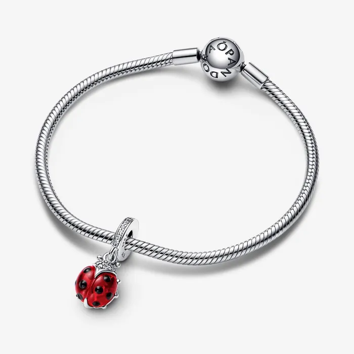Dangle Charms Women Pandora Red Ladybird Dangle Charm