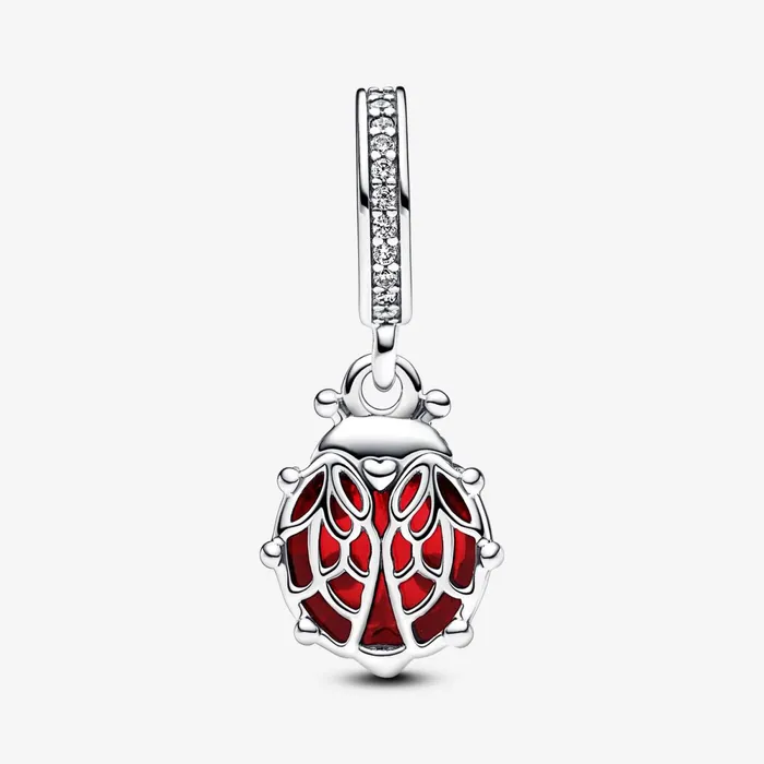 Dangle Charms Women Pandora Red Ladybird Dangle Charm