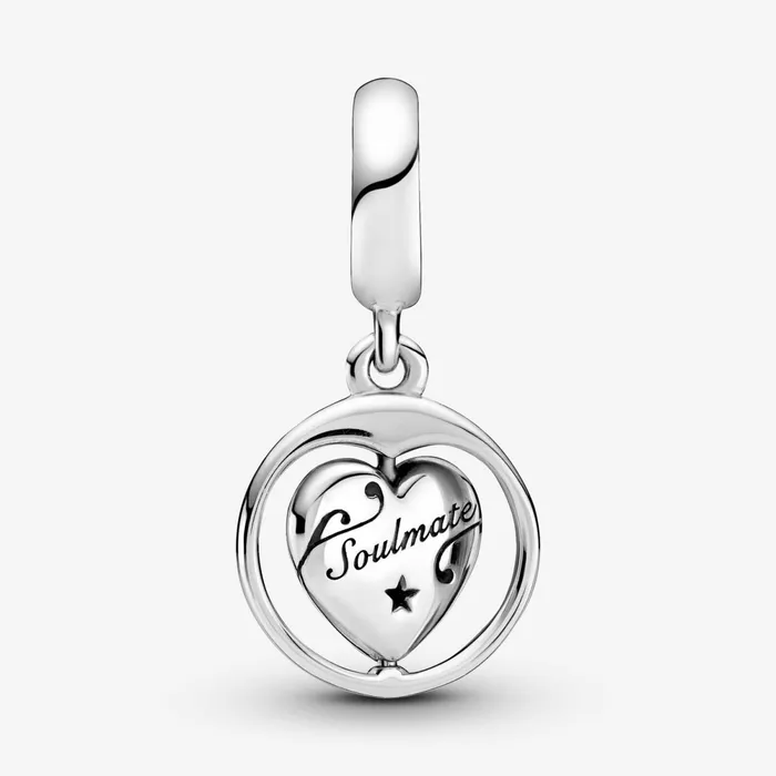 Dangle Charms Women Pandora Spinning Forever and Always Soulmate Dangle Charm