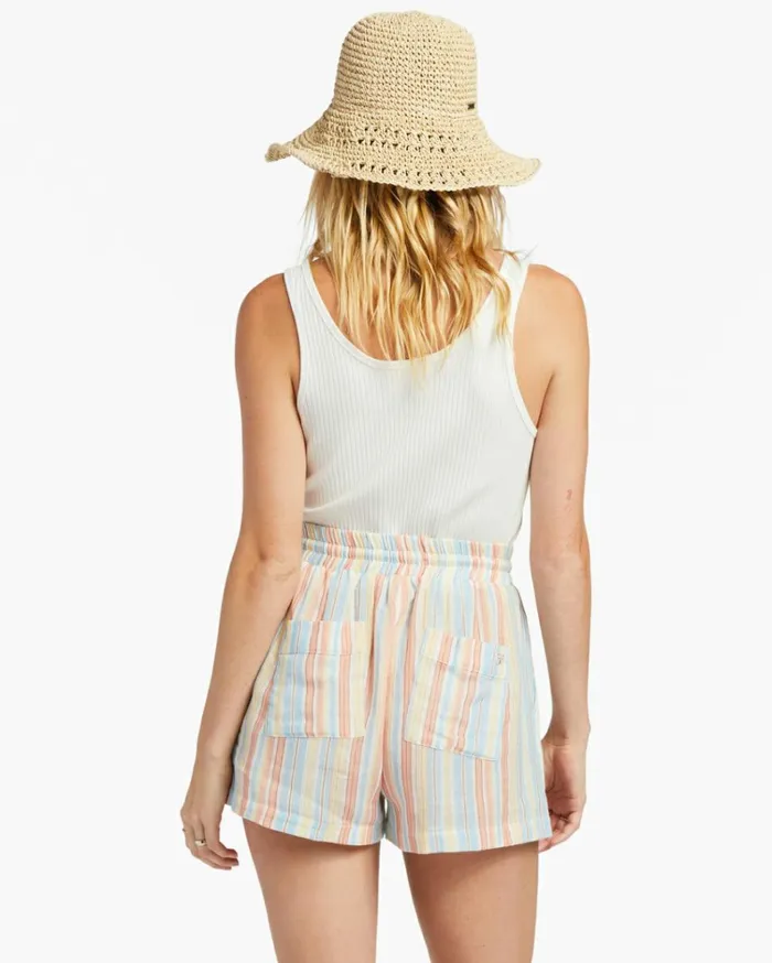 Day Tripper Elastic Shorts Salt Crystal 6 Women Billabong Shorts