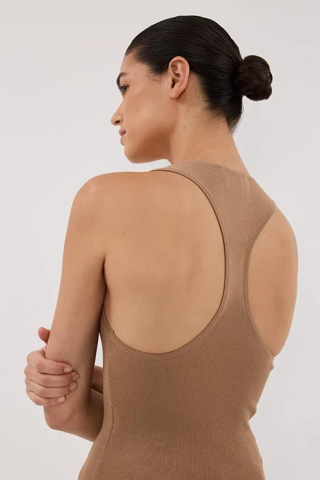 DISSH Knitted DEVIN TAN RACER KNIT TANK 8211 Women