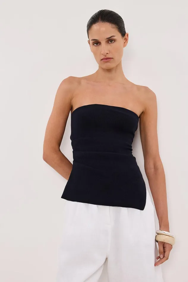 DISSH Knitted LUKE INK BANDEAU KNIT TOP 8211 Women