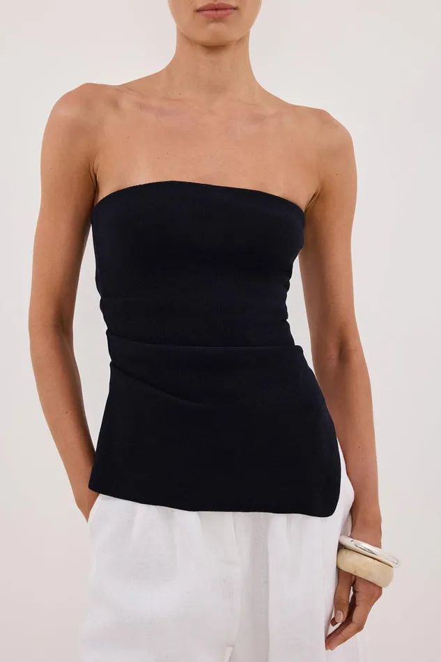 DISSH Knitted LUKE INK BANDEAU KNIT TOP 8211 Women