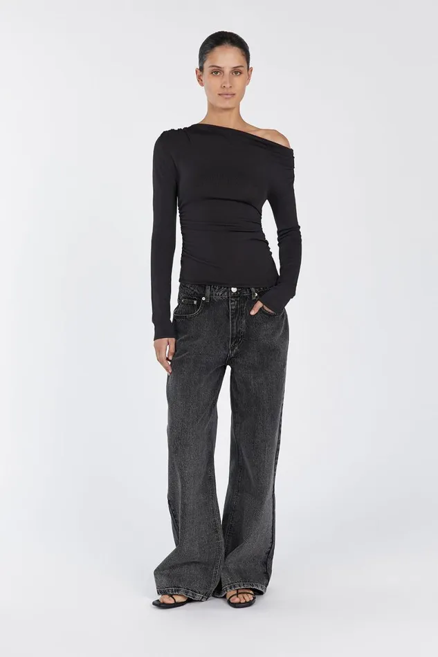 DISSH Long Sleeved ENZO BITTER CHOC TOP 8211 Women