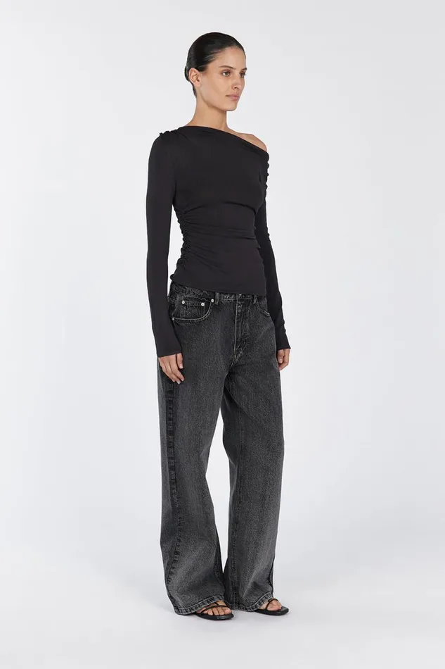 DISSH Long Sleeved ENZO BITTER CHOC TOP 8211 Women
