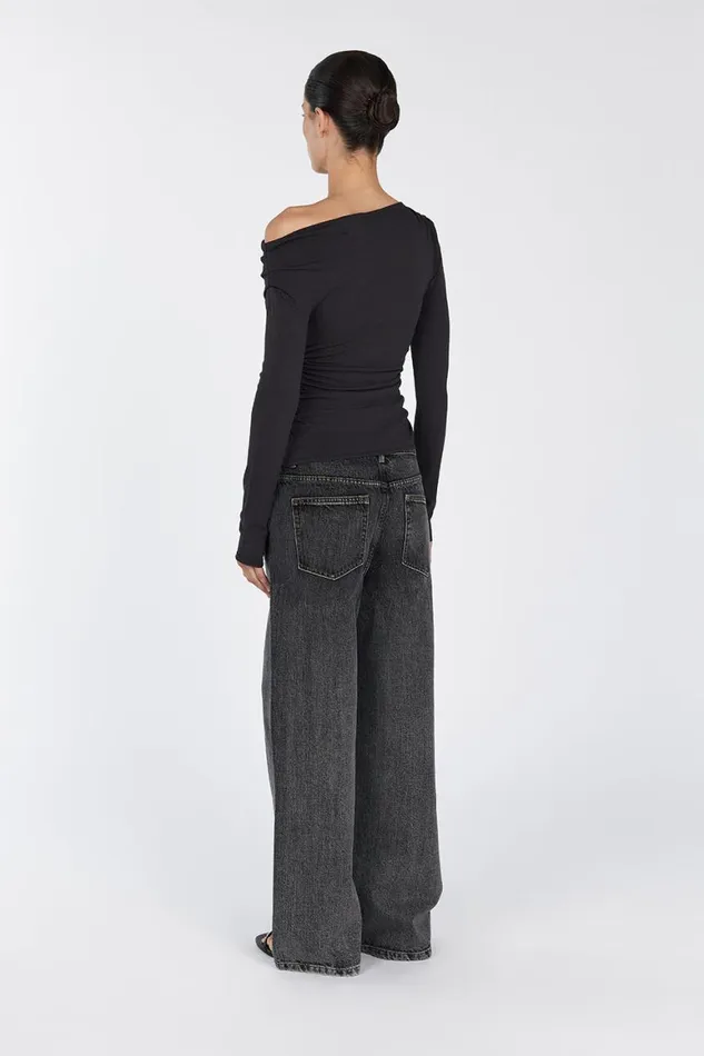 DISSH Long Sleeved ENZO BITTER CHOC TOP 8211 Women