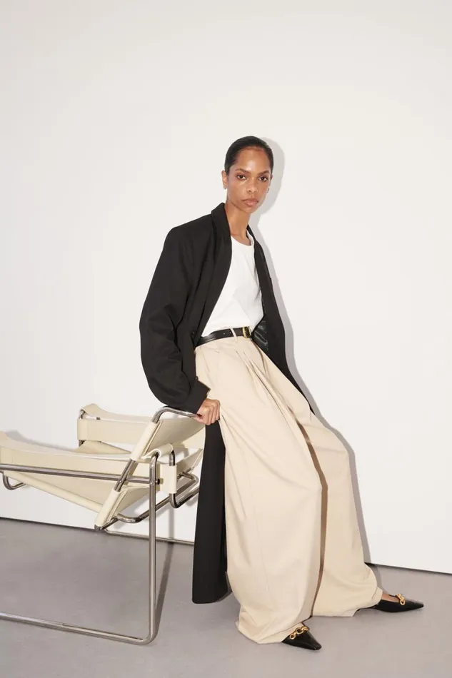 DISSH Pants LOUIE NATURAL WIDE LEG PANT 8211 Women