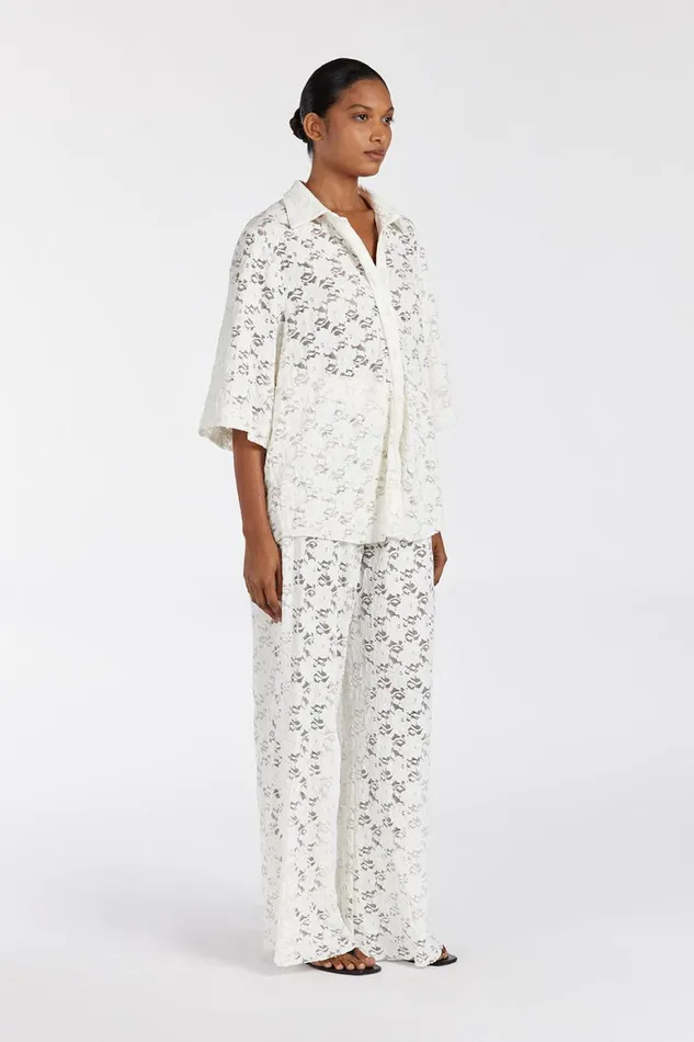 DISSH Pants LOULA WHITE LACE PANT 8211 Women