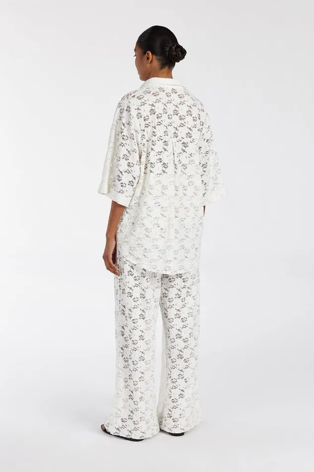 DISSH Pants LOULA WHITE LACE PANT 8211 Women