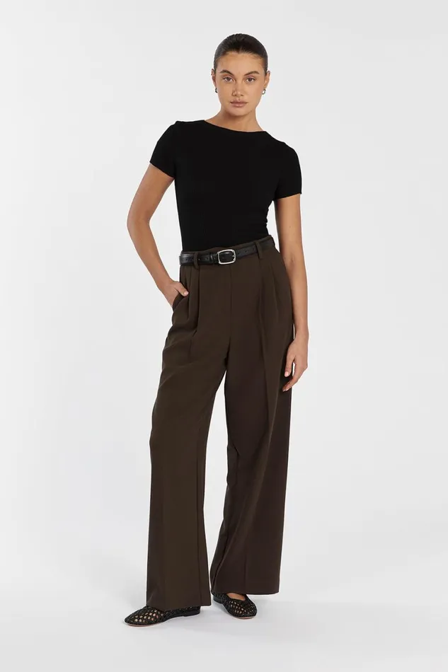 DISSH Pants ZENDAYA BITTER CHOC PANT 8211 Women