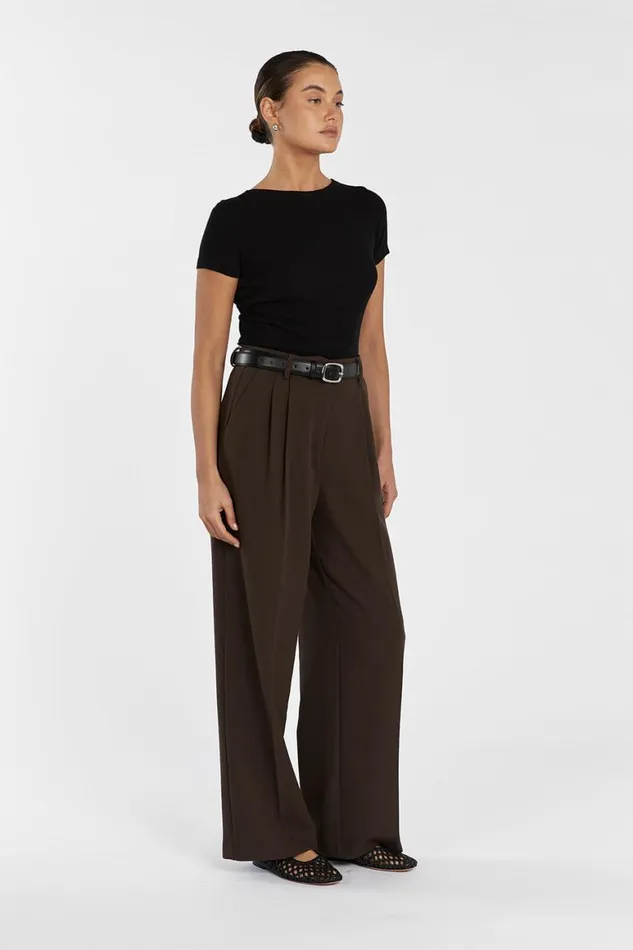 DISSH Pants ZENDAYA BITTER CHOC PANT 8211 Women
