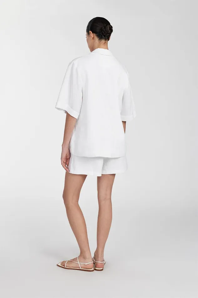 DISSH Shorts CORY WHITE LINEN SHORT 8211 Women
