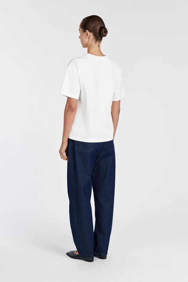 DISSH White Tops NOAH OFF WHITE SIGNATURE COTTON TEE 8211 Women