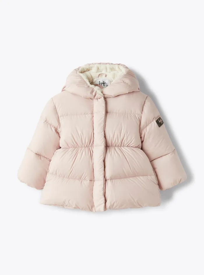 Downjackets Baby 036 Il Gufo Aline Jacket With Ecofur Hood
