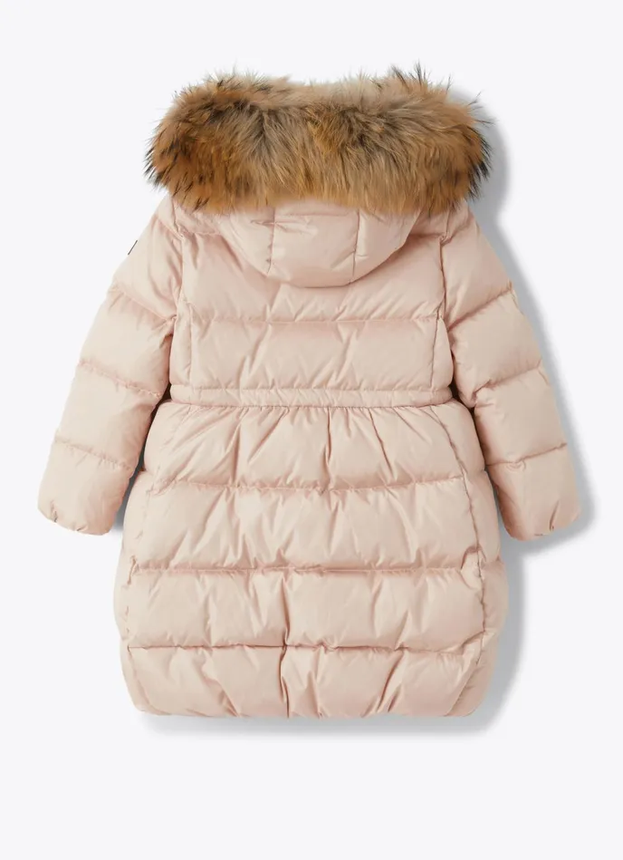 Downjackets Girl 216 Il Gufo Long Down Jacket With Hood