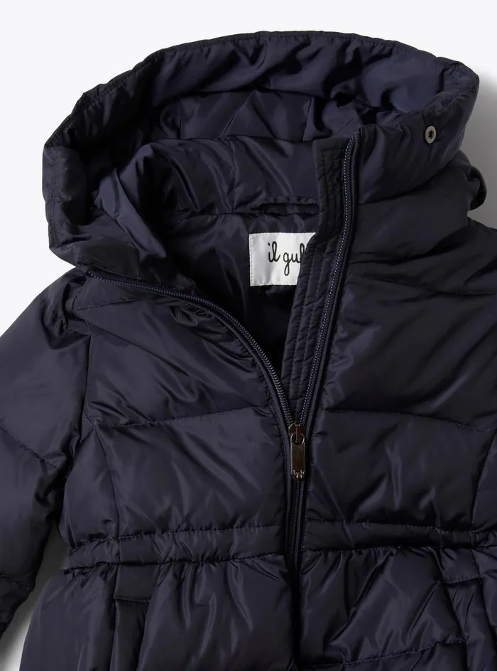 Downjackets Girl 216 Il Gufo Long Down Jacket With Hood
