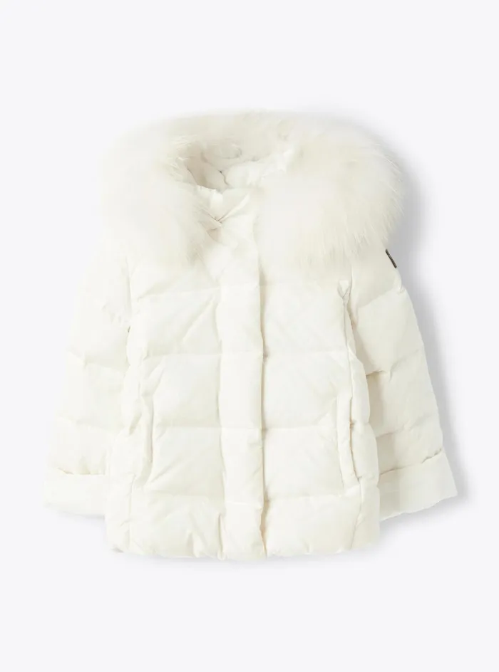 Downjackets Girl 216 Il Gufo Taffeta Down Jacket