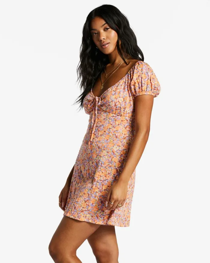 Dream Girl Mini Dress Multi Women Billabong Mini Dresses