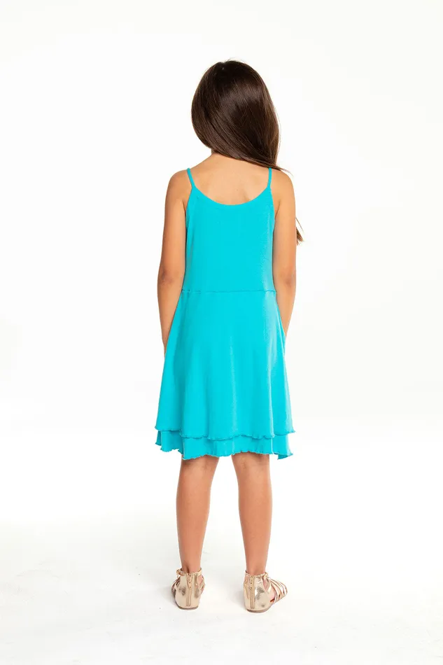 Dresses and Skirts Girls Chaser Brand Baby Rib Flouncy Cami Mini Dress