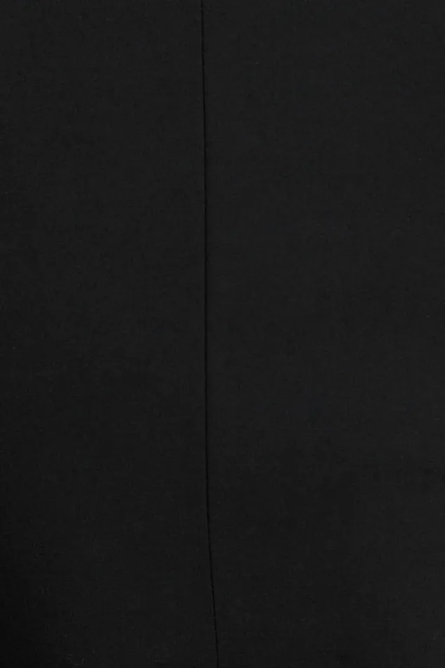 Dynamite Blazers and Vests Women Emery Round Neck Flyaway Vest BLACK