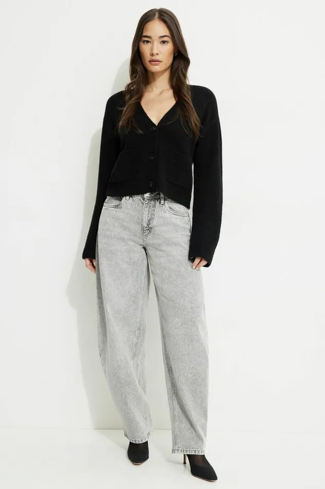 Dynamite Jeans and Denim Women June Horseshoe Jeans Black