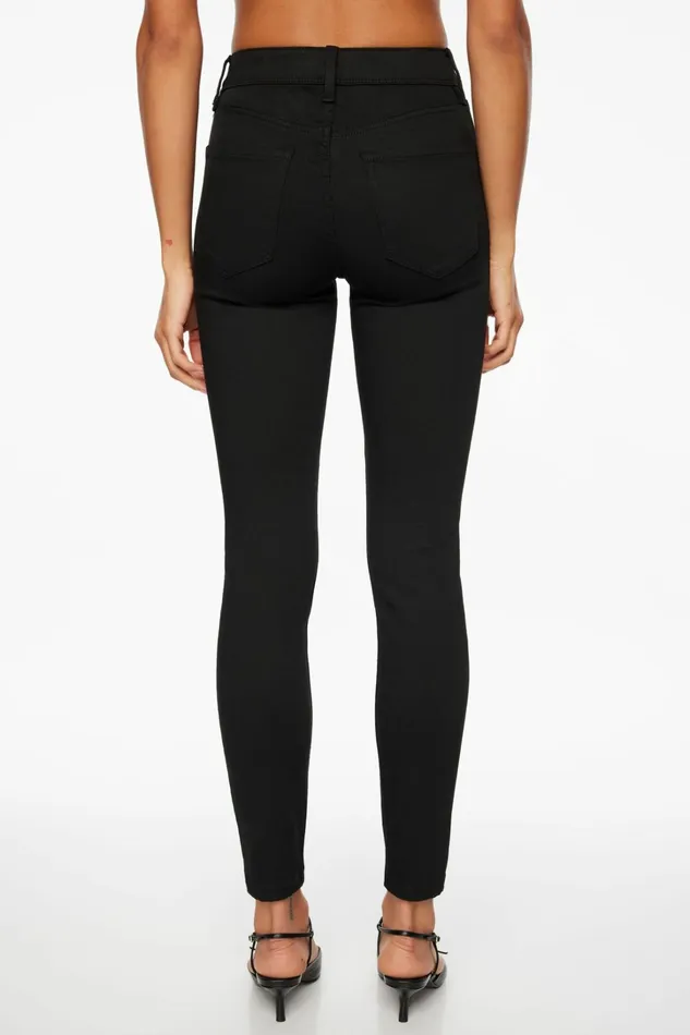 Dynamite Jeans and Denim Women Kate High Waisted Skinny Jeans BLACK