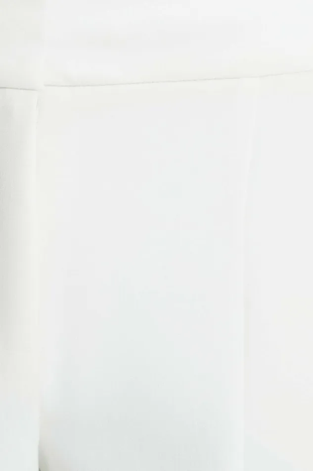 Dynamite Pants Women Mid Rise Straight Leg Pants WHITE