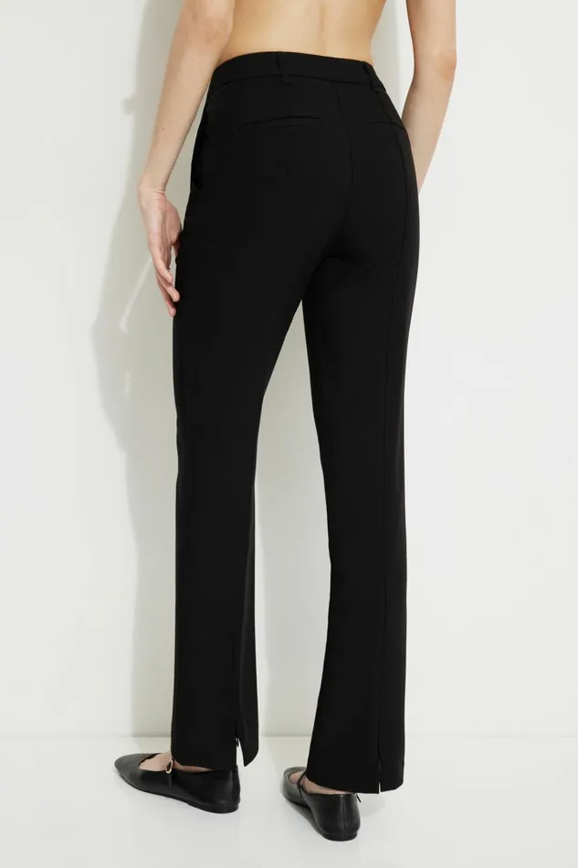 Dynamite Pants Women Slim Fit Zip Hem Pants Black