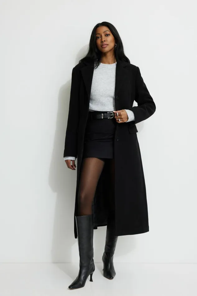 Dynamite Skirts and Skorts Women Cotton Mini Skirt Black