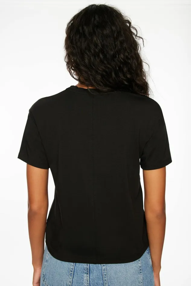 Dynamite Tops Women Arlo TShirt Black