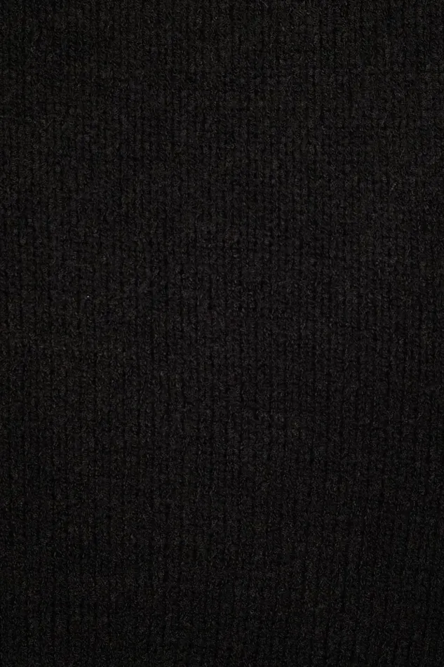 Dynamite Tops Women Keyhole Knit Vest Black