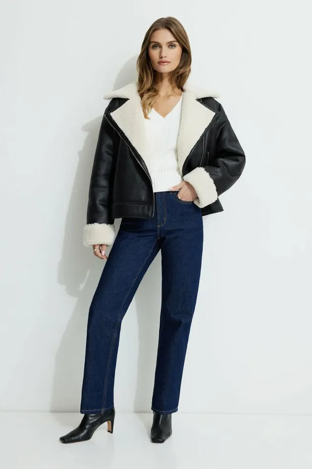 Dynamite Tops Women Stephanie Cinched Waist Sweater White