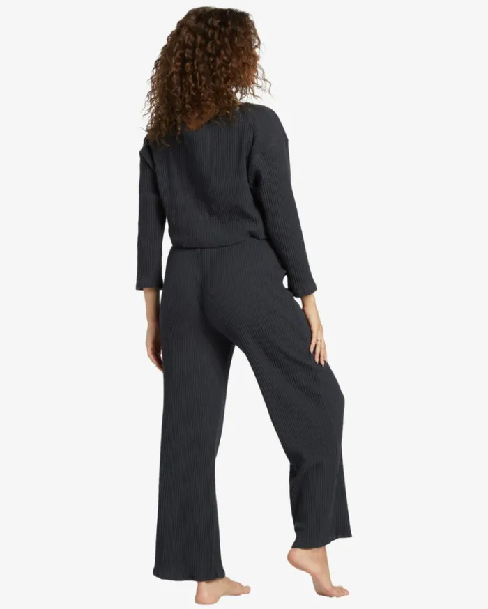 Easy As Pants Black Sands Women Billabong Matching Sets
